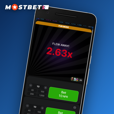 Mostbet Aviator live round history strip showing past multiplier results