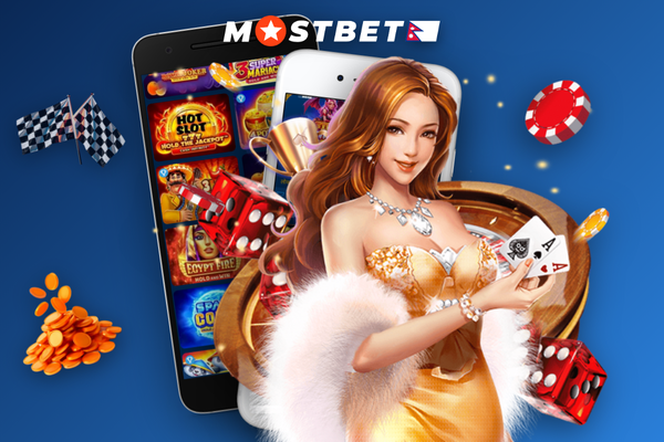 Mostbet live casino blackjack studio with chip stacks and dealer dealing cards