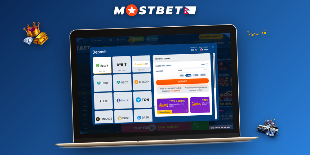 Mostbet minimum deposit limits compared across payment methods for Nepali players